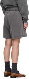 Acne Studios Gray Cotton Shorts