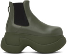 Marni Green Aras 23 Chelsea Boots