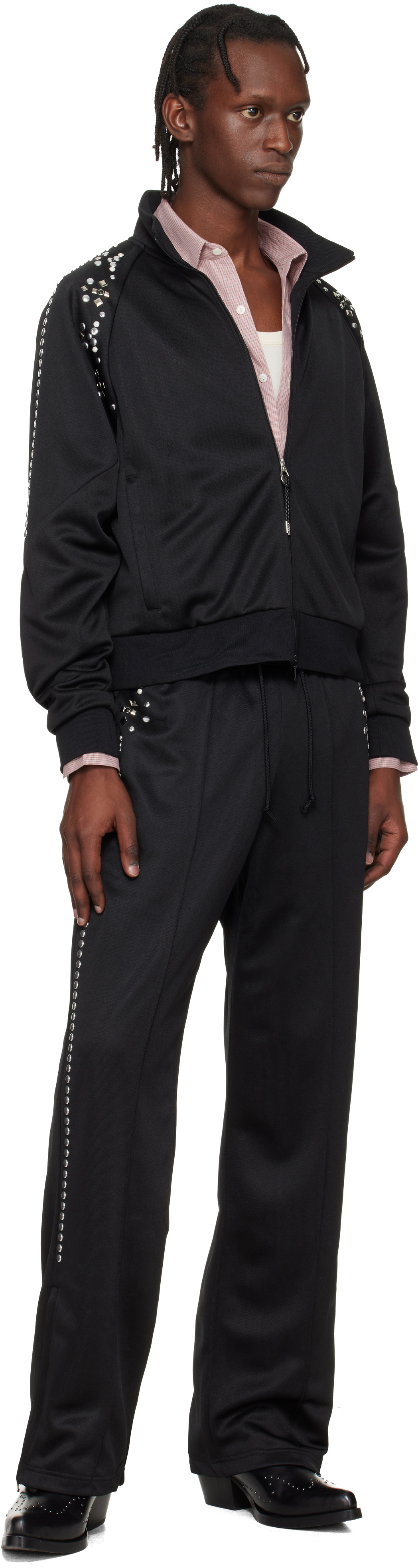Toga Virilis Black Jersey Track Jacket