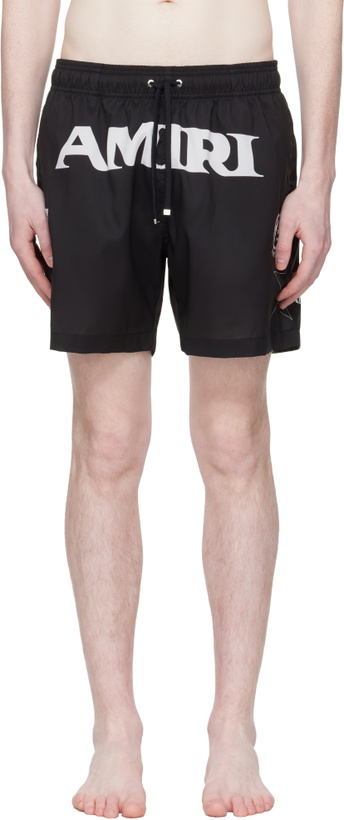 Photo: AMIRI Black 'AMIRI Sport' Swim Shorts