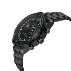 GV2 by Gevril Freccia Chronograph Quartz Black Dial Mens Watch 42903B