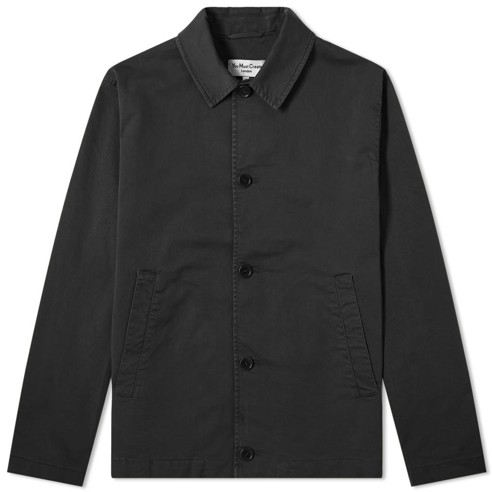 YMC Black Embroidered Jacket