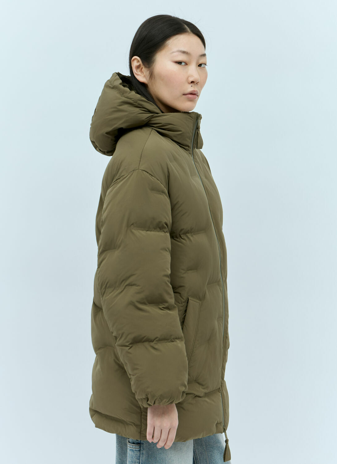 GANNI Soft Puffer Midi Jacket