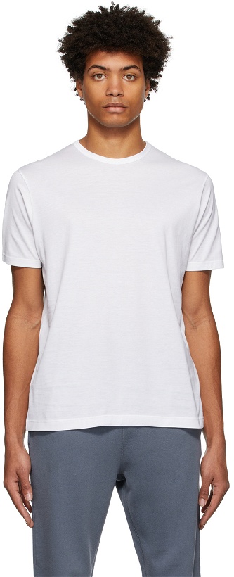 Photo: Sunspel White Classic Cotton T-Shirt