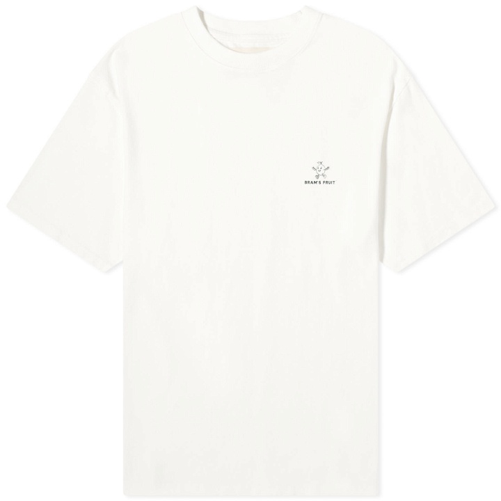 Photo: Bram's Fruit Men's Outline Lemon T-Shirt in White