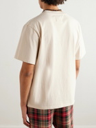 Nicholas Daley - Logo-Print Cotton-Jersey T-Shirt - Neutrals