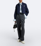 Prada Court leather sneakers