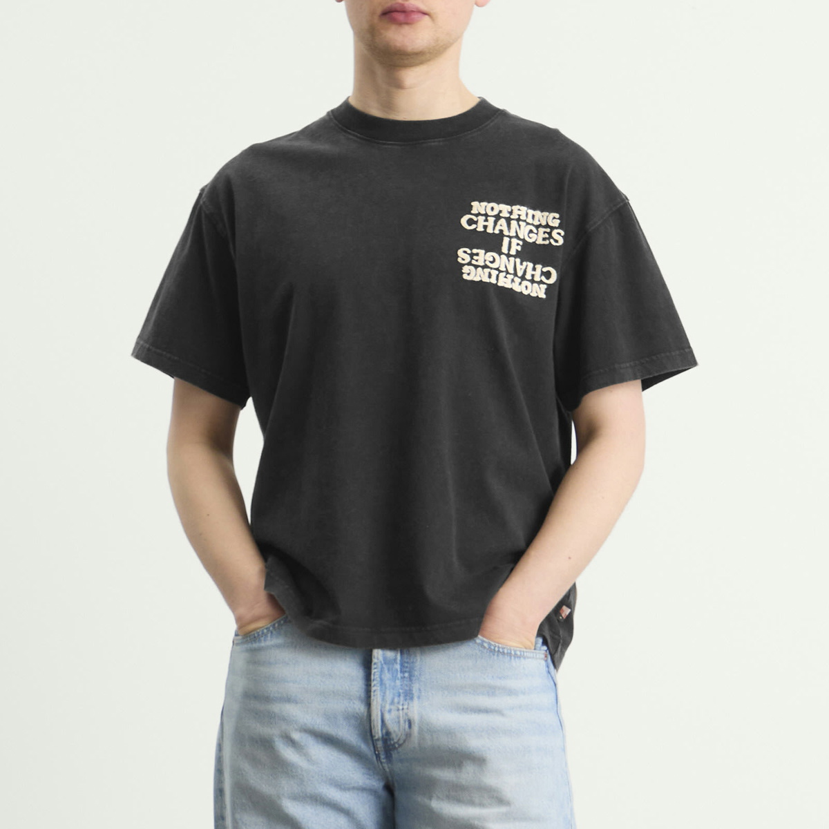 Honor the Gift Men's Nothing Changes T-Shirt in Black