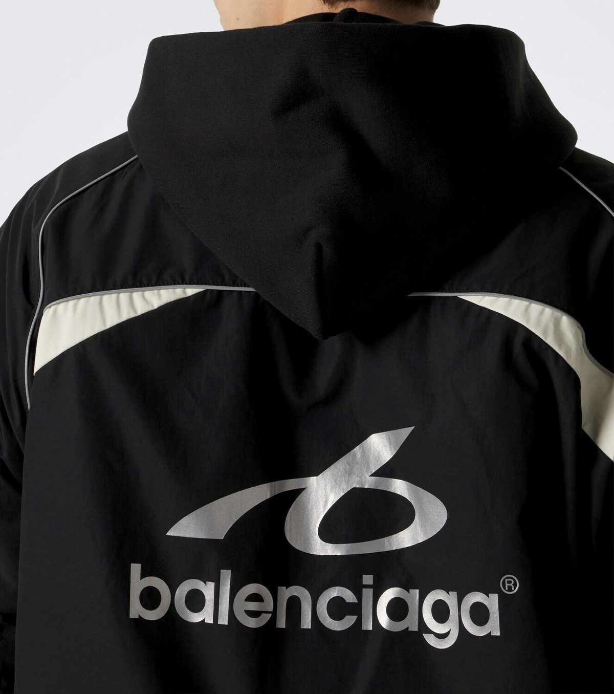Balenciaga Logo cotton hoodie