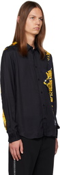 Versace Jeans Couture Black Chain Couture Shirt