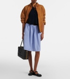 Miu Miu Suede blouson jacket