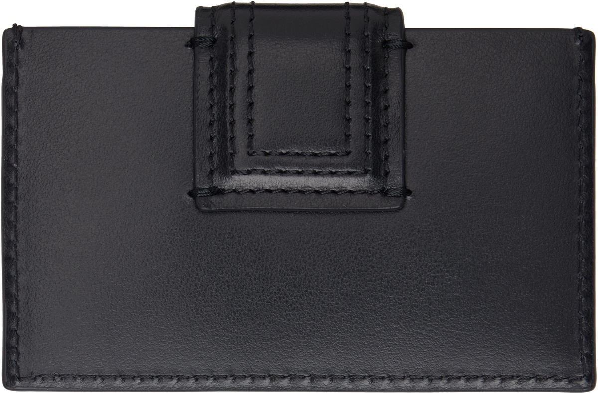 JACQUEMUS Black 'The Bambino' Card Holder