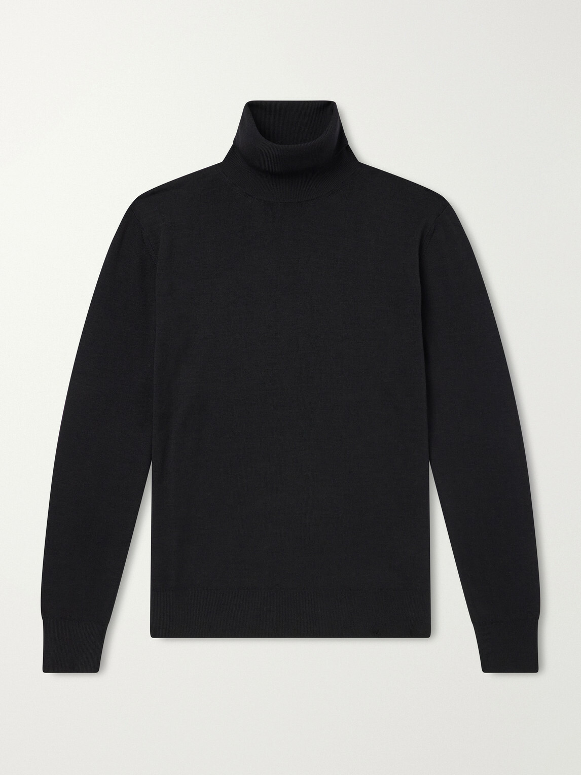 Canali - Wool Rollneck Sweater - Black