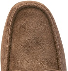 Tod's - Gommino Suede Driving Shoes - Light brown