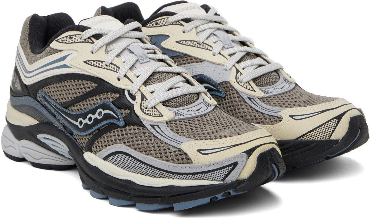 Saucony Gray & Blue ProGrid Omni 9 Sneakers Saucony