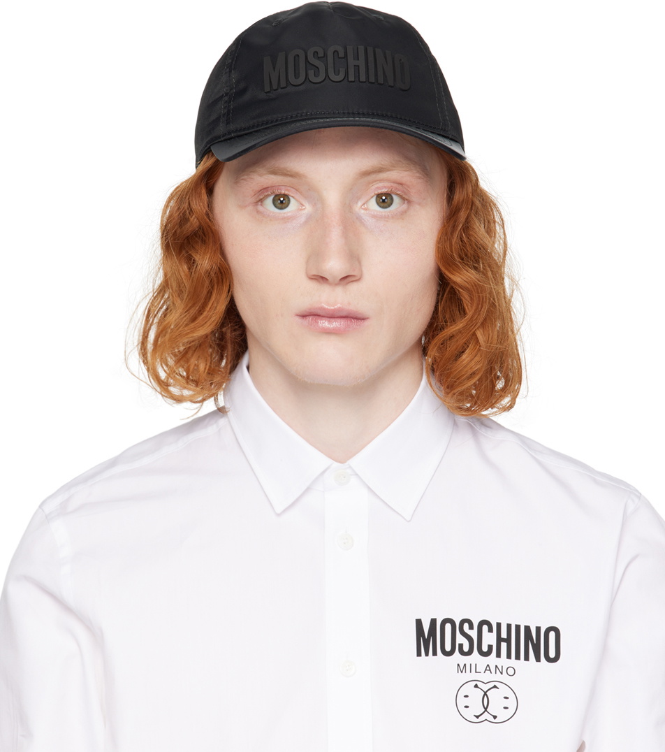 Moschino Black Logo Cap