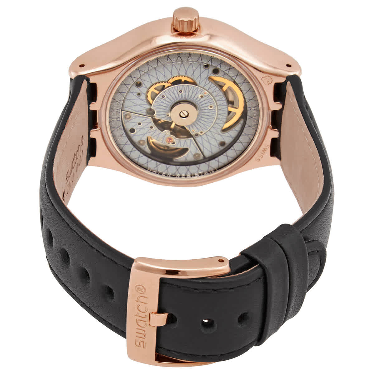 Swatch Sistem Rosee Automatic Black Dial Unisex Watch YIG400