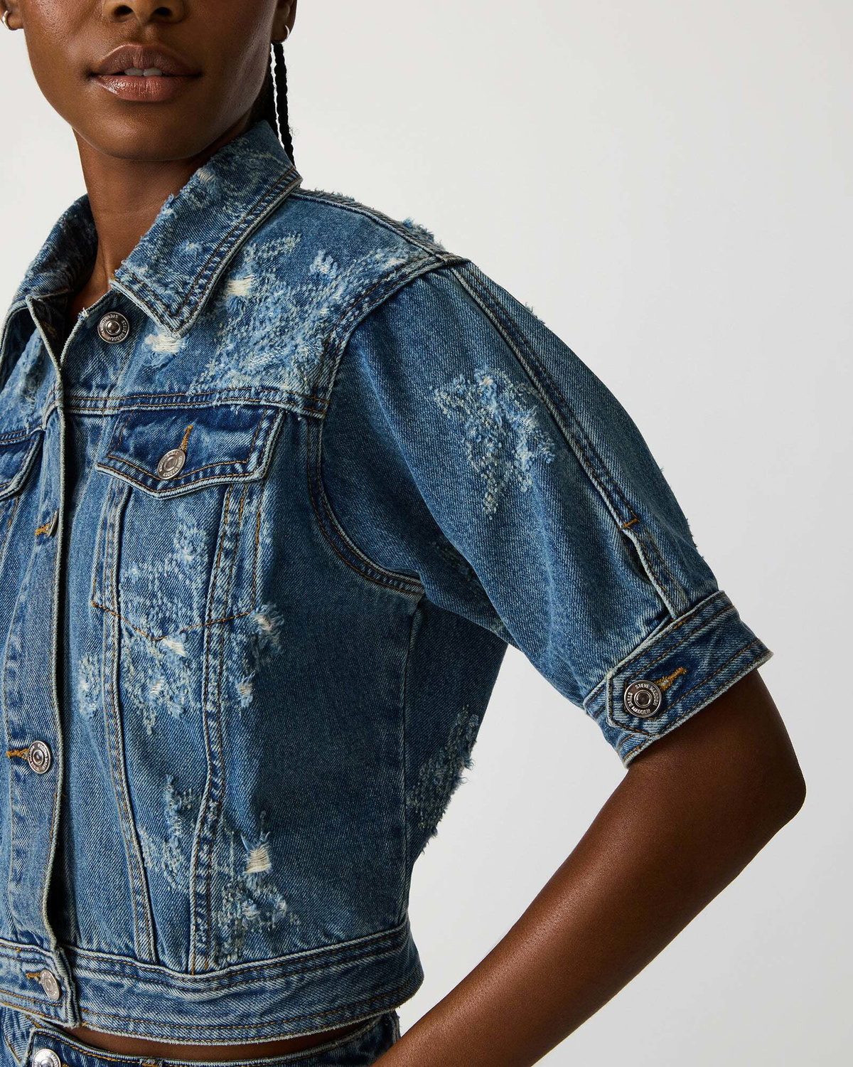 Steve Madden Tanya Jacket in Denim