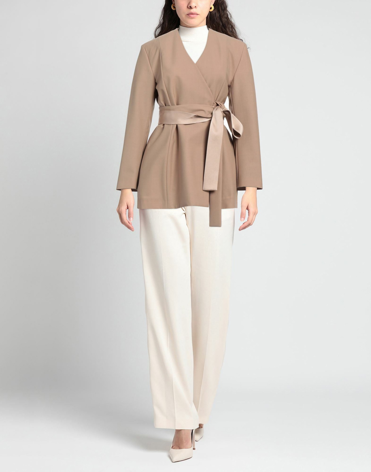 Ambush Womens Blazer in Camel