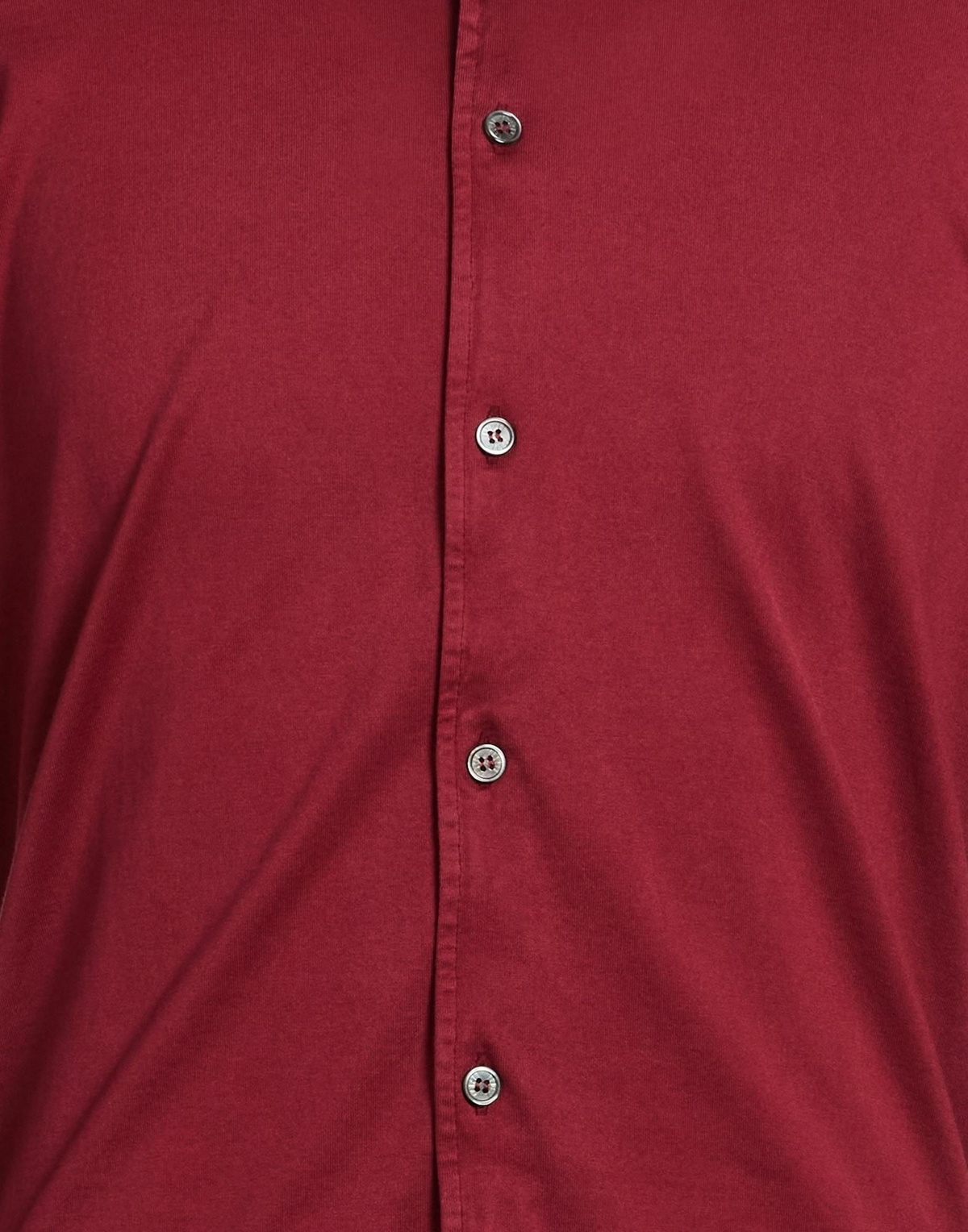 Fedeli Mens Shirt Burgundy