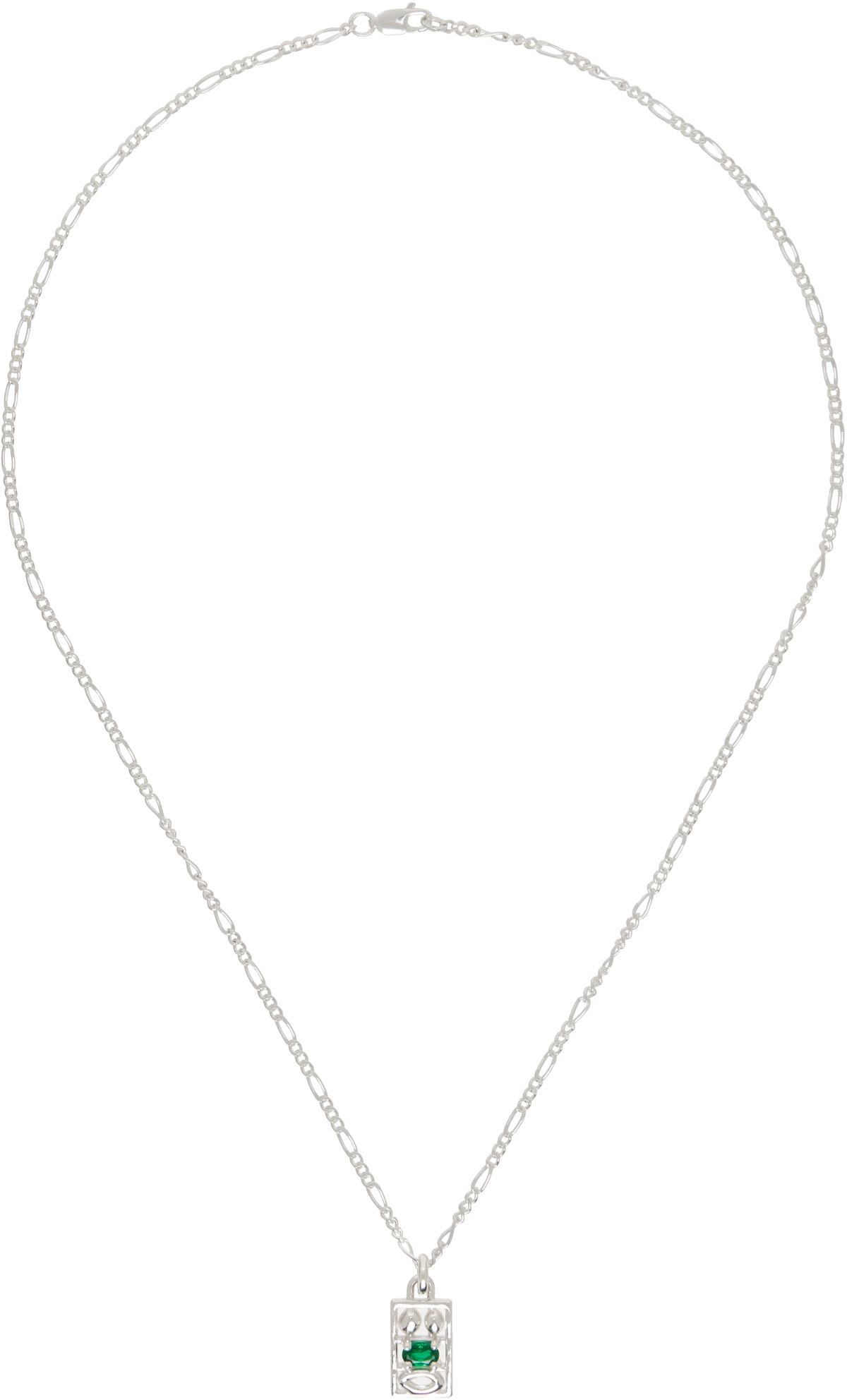 Alec Doherty Silver Shout One Pendant Necklace