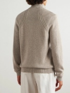 SEASE - Cashmere Half-Zip Sweater - Neutrals