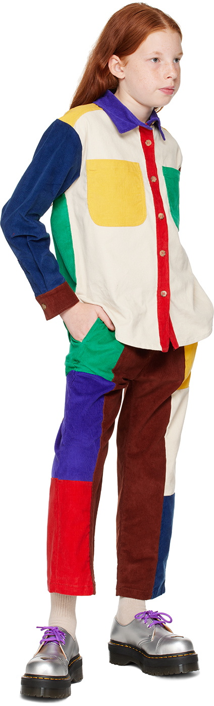 Bobo Choses Kids Multicolor 'Bobo Choses' Color Block Trousers