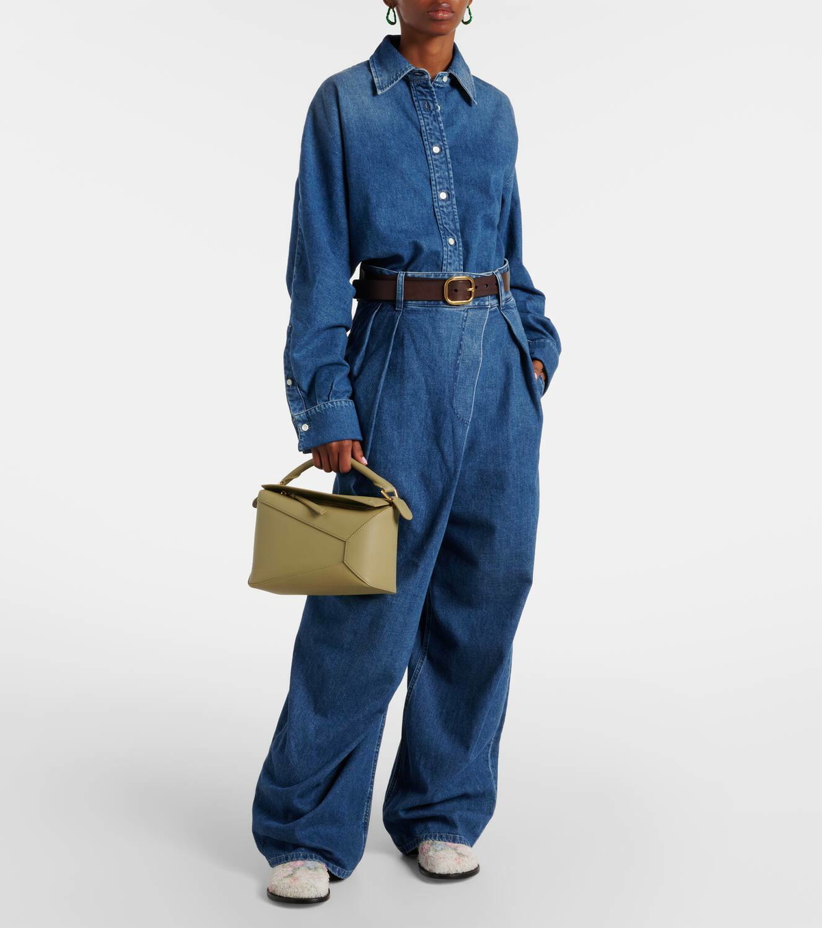 唯一無二の個性を纏う【LOEWE】Wrap wide-leg jeans Loewe Wrap wide-leg jeans Loewe