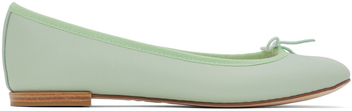 Photo: Repetto Green Cendrillon Ballerina Flats