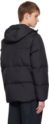 Stone Island Black Garment-Dyed Down Jacket