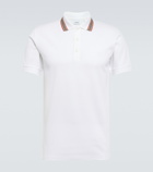 Burberry - Logo cotton piqué polo shirt