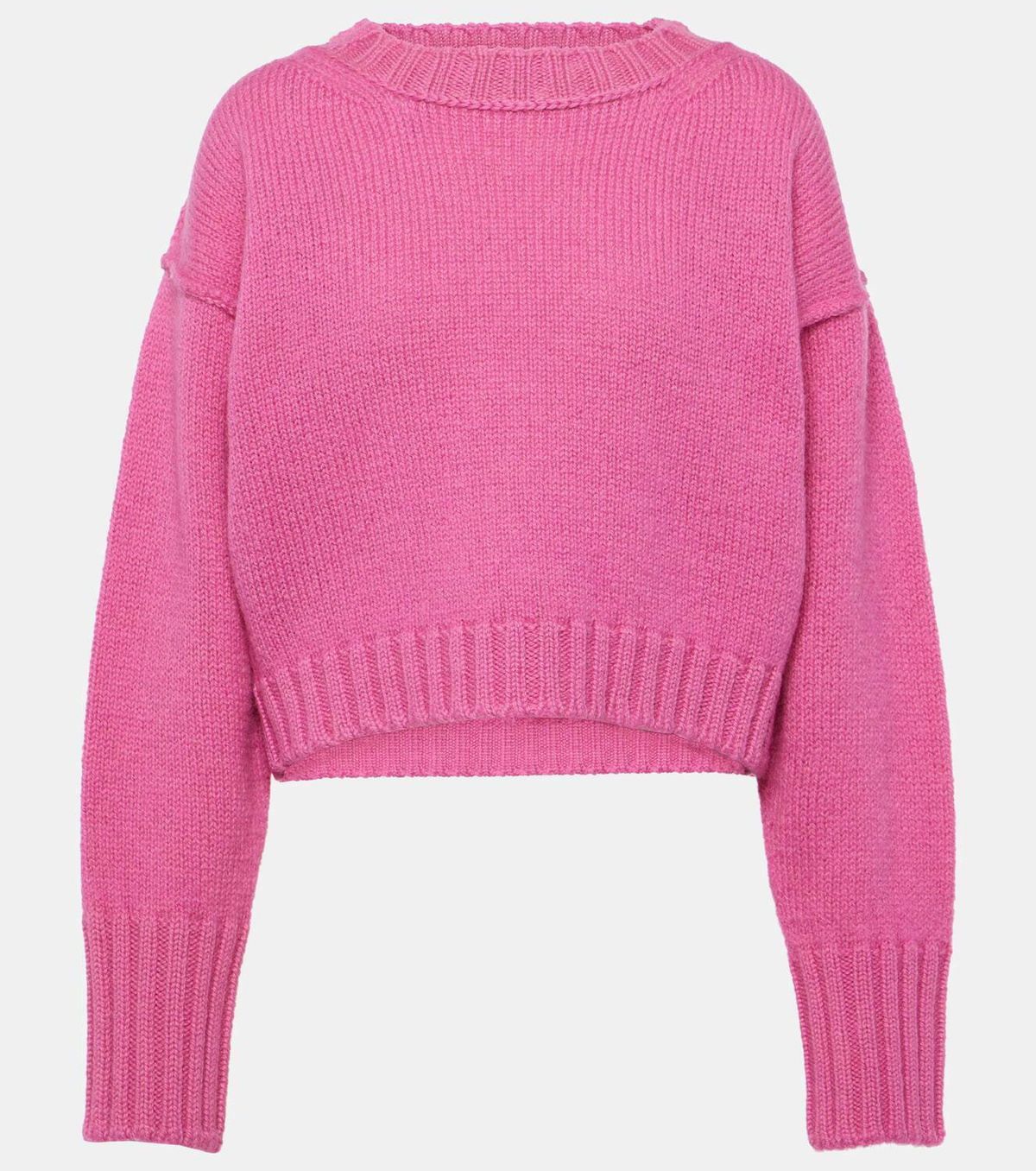 Acne Studios Kryptona cropped wool sweater Acne Studios