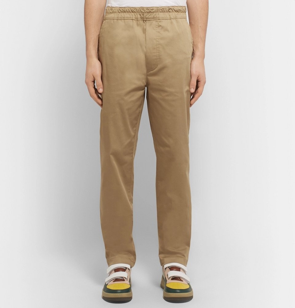 Acne Studios - Paco Stretch-Cotton Drawstring Trousers - Beige 