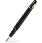 Montblanc - Meisterstück Classique Resin and Rhodium and Gold-Plated Fountain Pen - Black