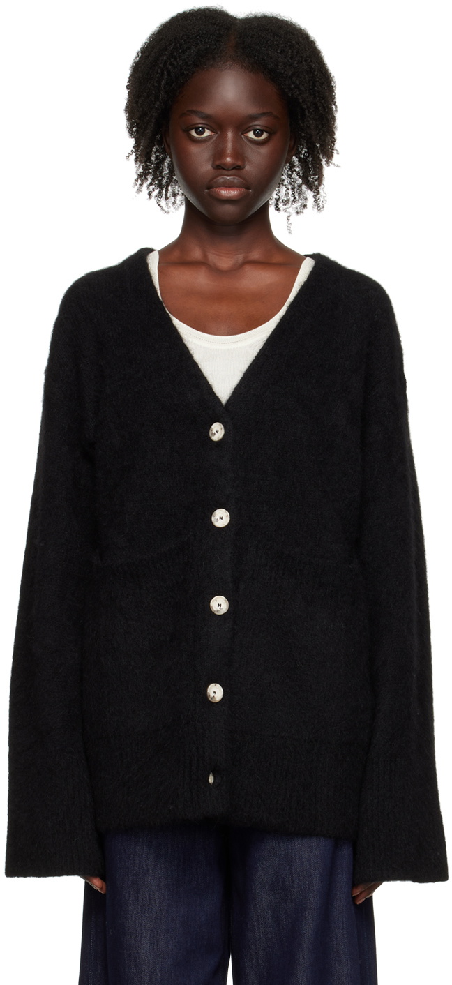 House of Dagmar Black Linn Cardigan