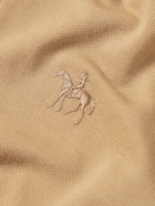 Ralph Lauren Purple label - Logo-Embroidered Wool-Piqué Polo Shirt - Brown