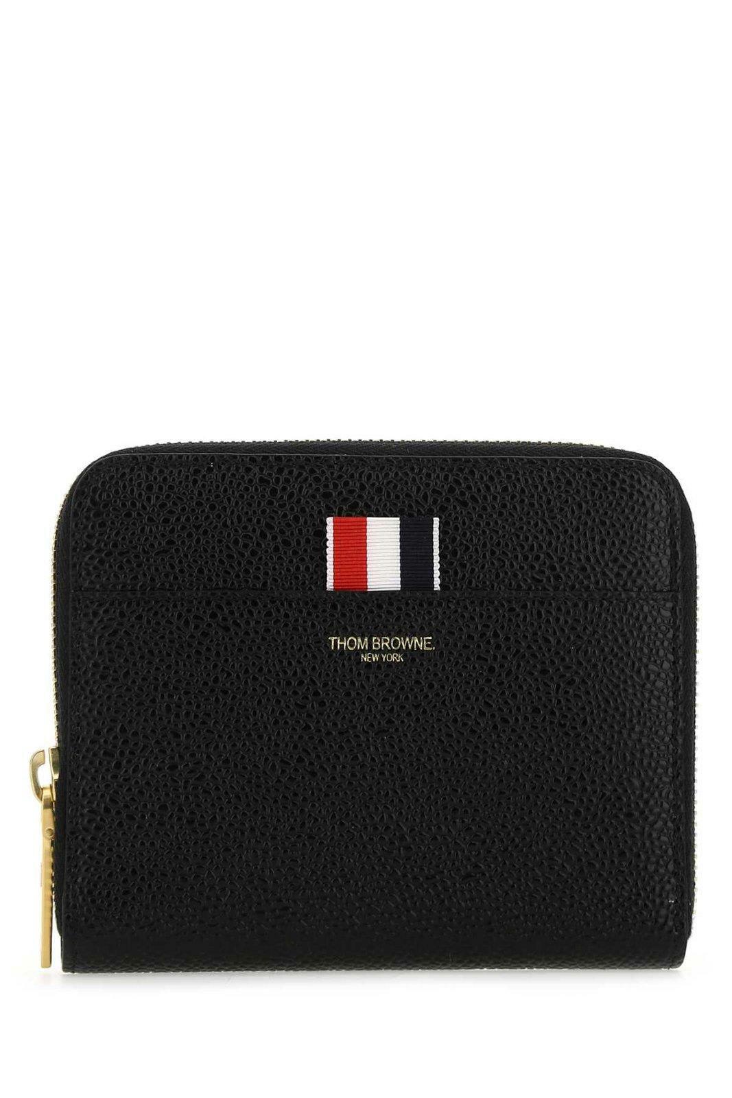 送料無料 店舗 Long Black Browne Thom Zip Browne Thom Wallet Around 小物