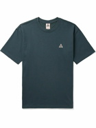 Nike - ACG Logo-Embroidered Jersey T-Shirt - Blue