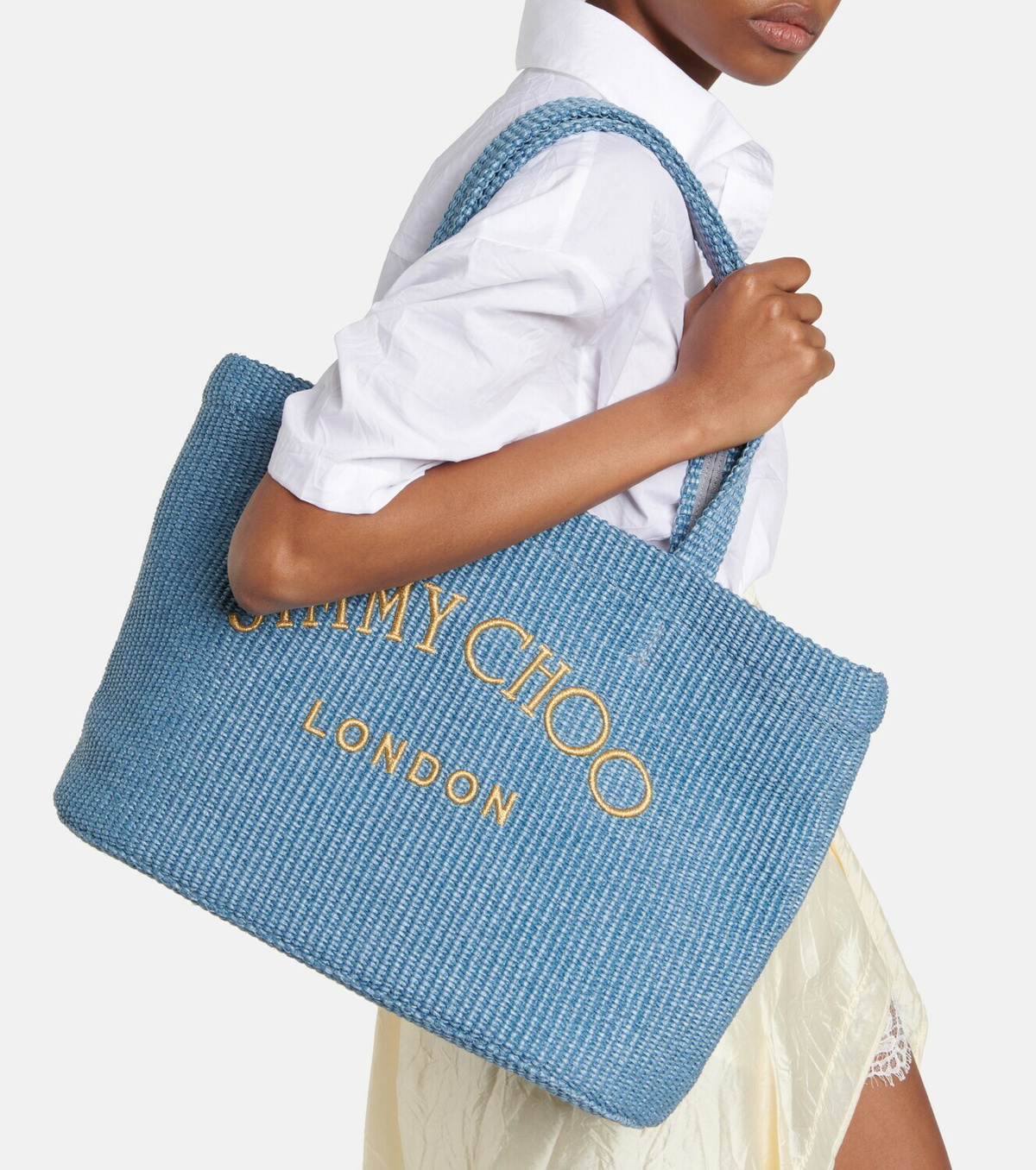 Jimmy Choo - Varenne Large raffia tote bag Jimmy Choo