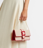 Manolo Blahnik Maycap raffia-effect clutch