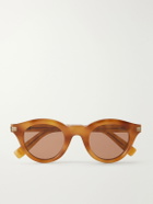 Zegna - Round-Frame Acetate Sunglasses