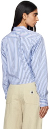 Sky High Farm Workwear Blue Cropped Shirt