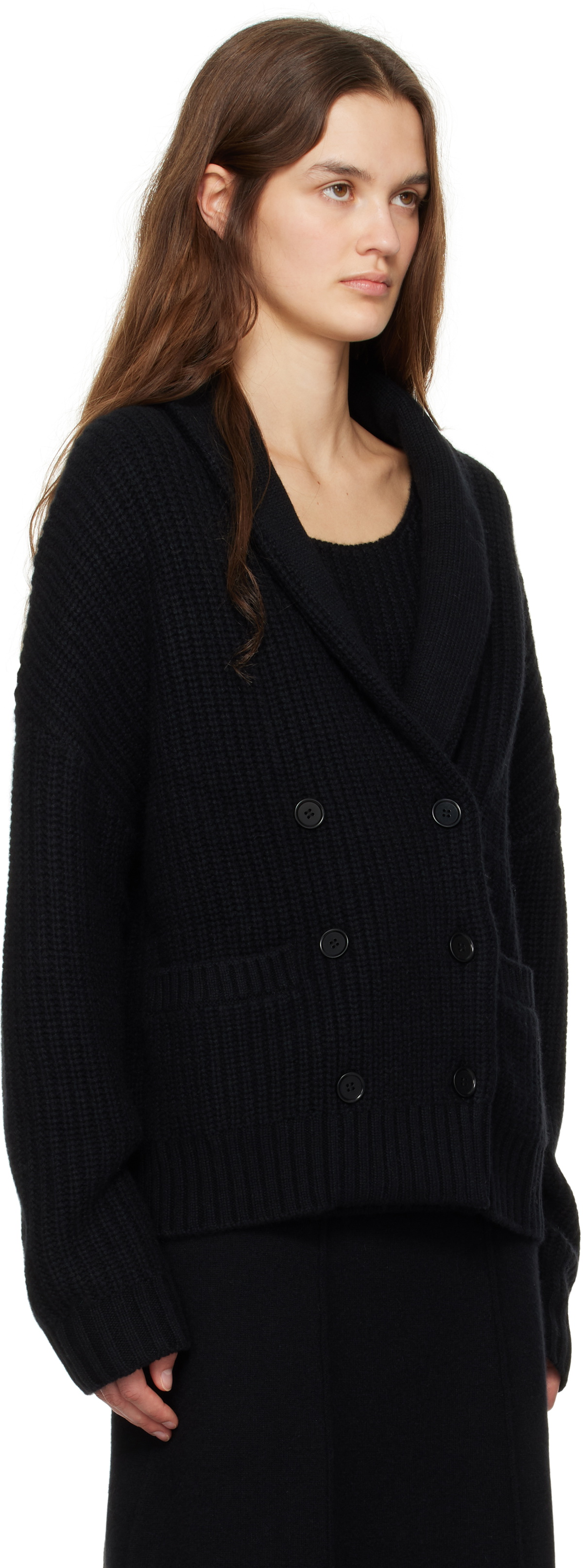 【関税込み】LISA YANG ブラック Annalike カーディガン LISA YANG Black Annalike Cardigan Lisa Yang