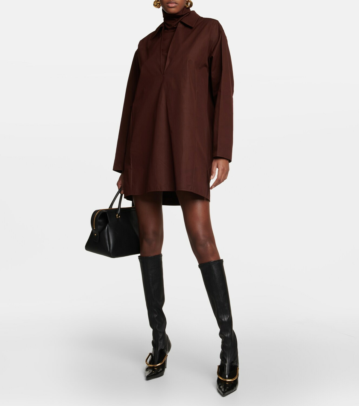 ロングブーツ JIL SANDER Embellished leather knee-high boots Jil Sander - Embellished leather knee-high boots Jil Sander