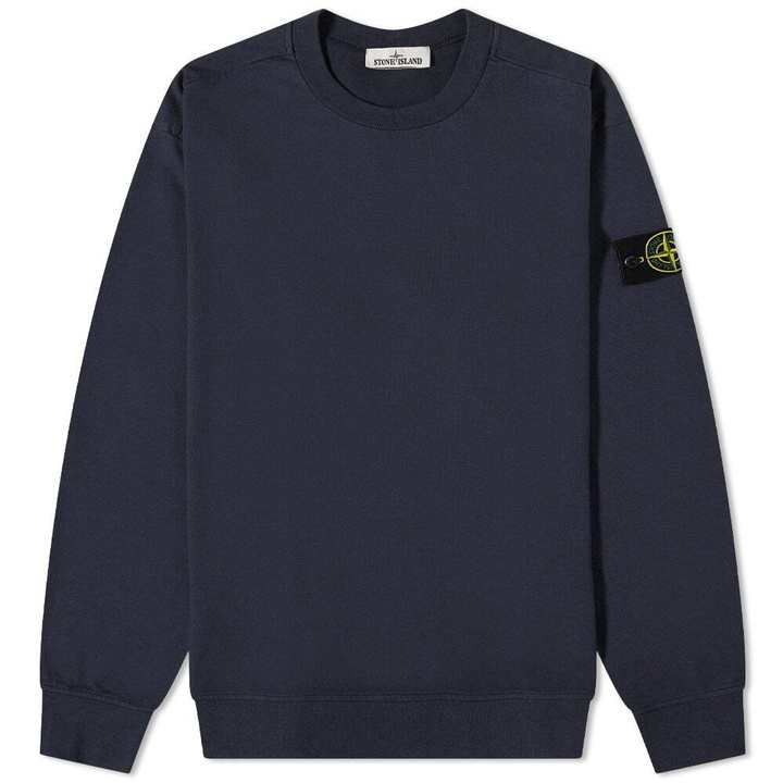 Photo: Stone Island Men's Lightweight Crew Sweat in Navy