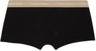 Calvin Klein Underwear Three-Pack Black Low-Rise Briefs