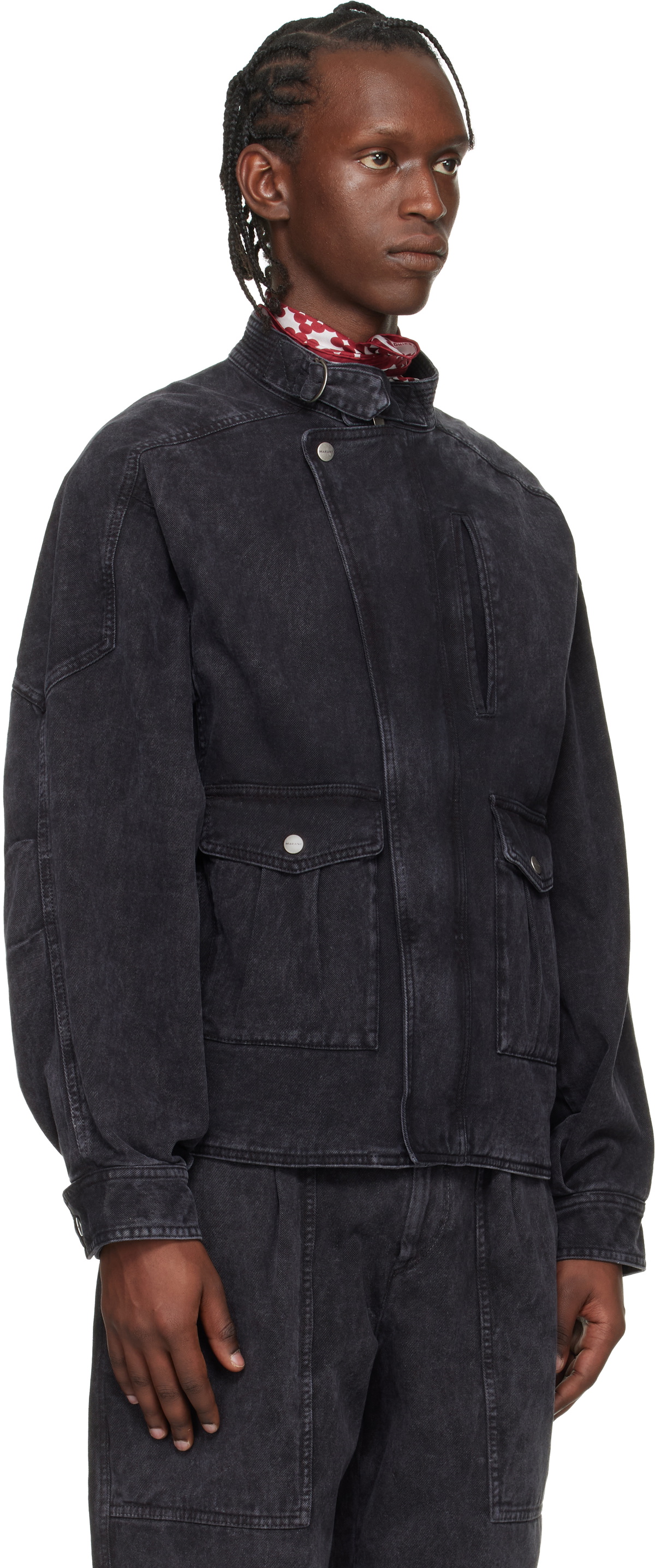 Isabel Marant Black Isaiah Denim Jacket