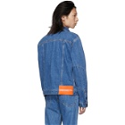 Calvin Klein Jeans Est. 1978 Blue Denim Trucker Jacket