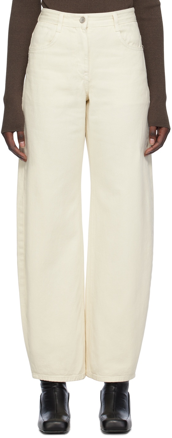 LOW CLASSIC Off-White Cocoon Jeans Low Classic