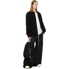 Rick Owens Black Tower Drawstring Backpack
